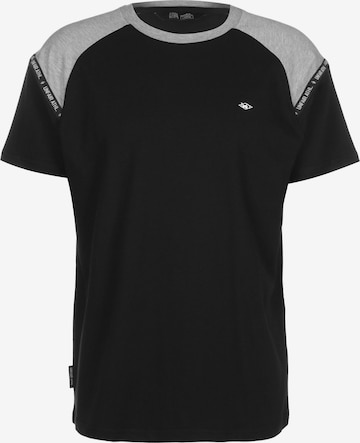 Unfair Athletics Shirt 'Hash Panel' in Zwart: voorkant