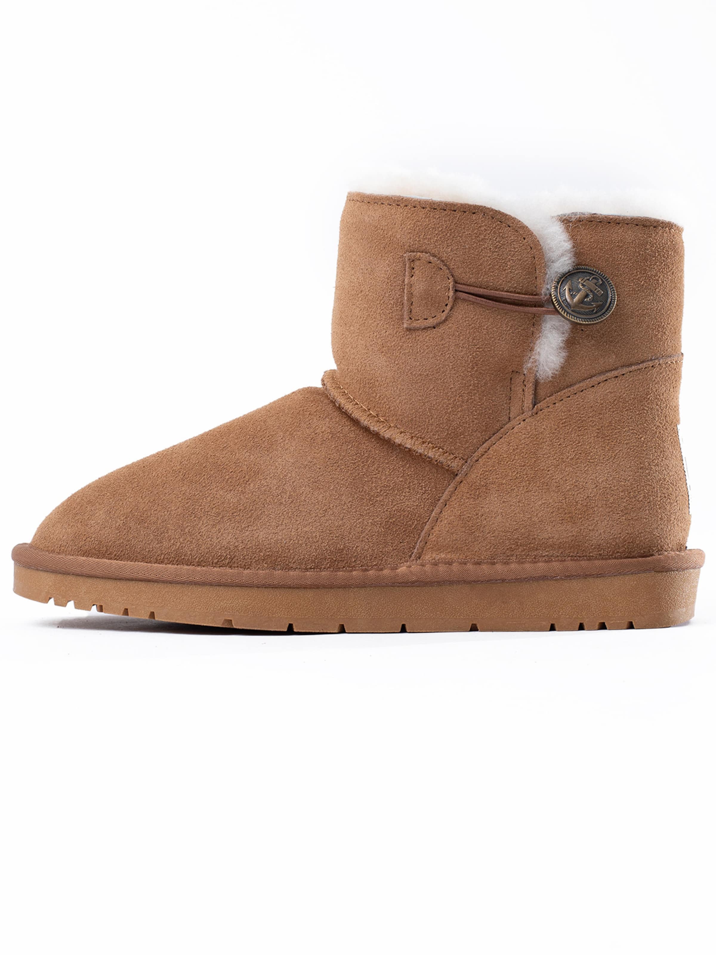 Gooce Škornji za v sneg 'Bosco' | rjava barva: sprednja stran