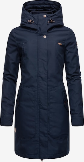 Žieminis paltas 'Jannisa' iš Ragwear, spalva – tamsiai mėlyna / ruda / balta, Prekių apžvalga