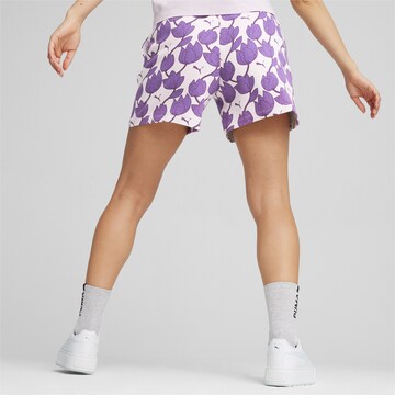 PUMA Regular Workout Pants 'Blossom' in Purple
