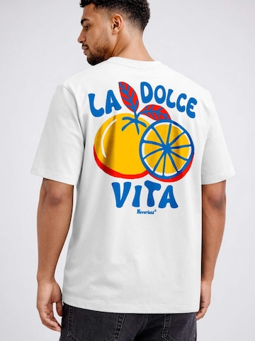 Neverless Shirt 'La dolce Vita' in White