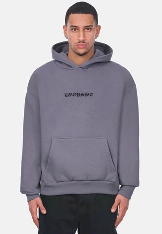 Dropsize Sweatshirt 'CRIME' in Grijs: voorkant