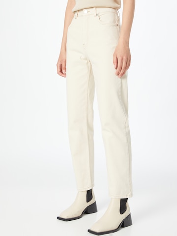 Warehouse Regular Jeans in Beige: front