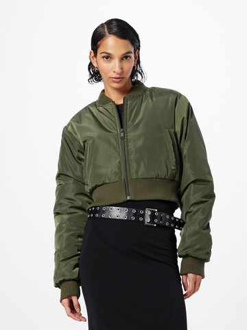 BRAVE SOUL Between-Season Jacket in Green: front