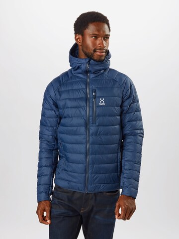 Haglöfs Outdoor jacket 'Spire Mimic' in Blue: front