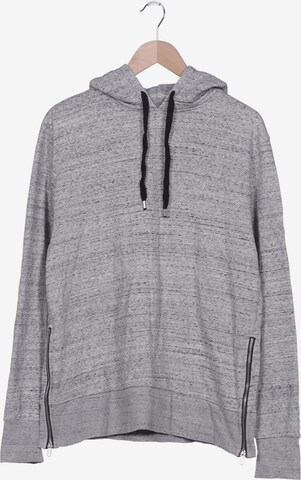 H&M Sweatshirt & Zip-Up Hoodie in M in Grey: front