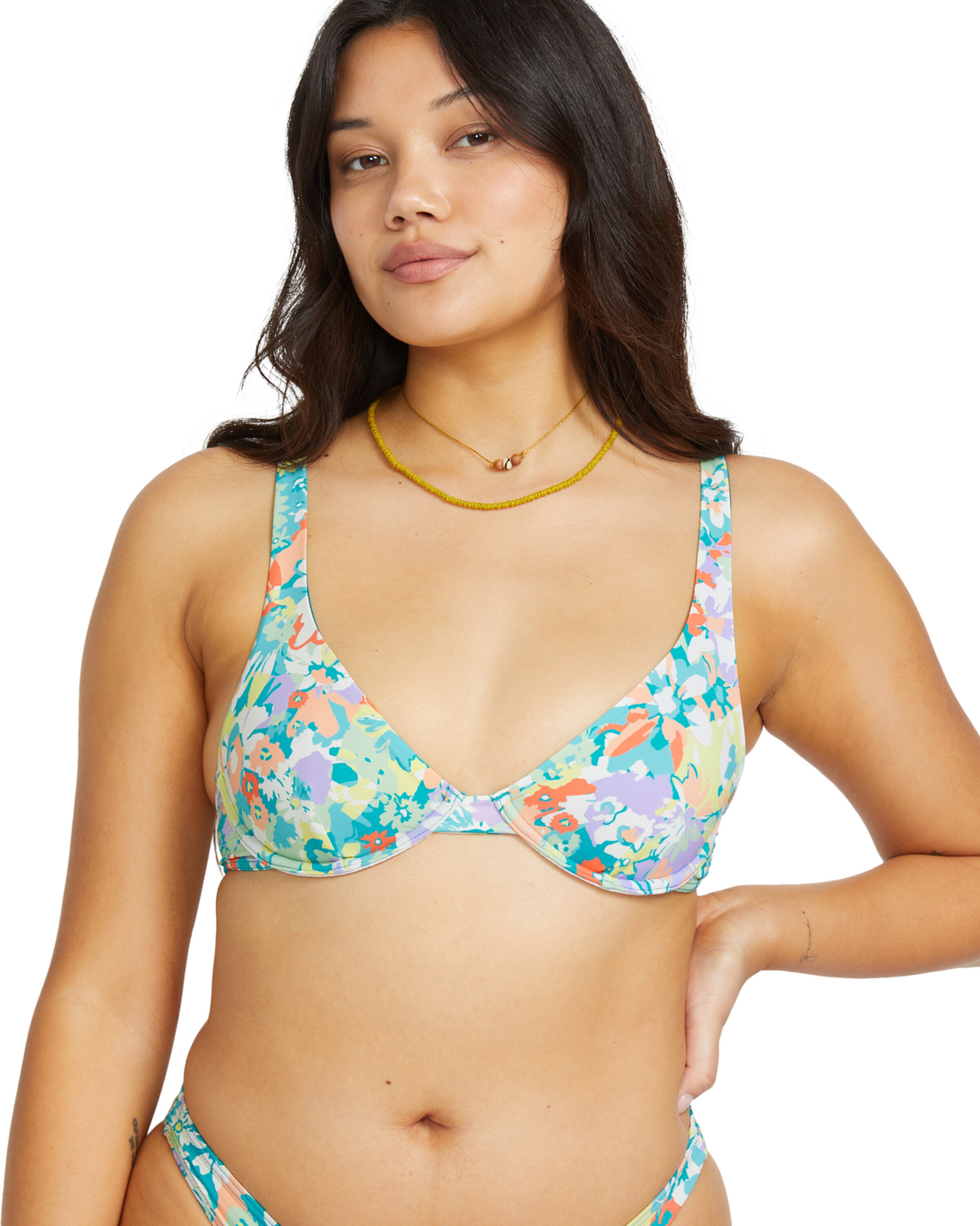 BILLABONG T-shirt Bikini Top 'Bella Costa Ruby' in Blue: front