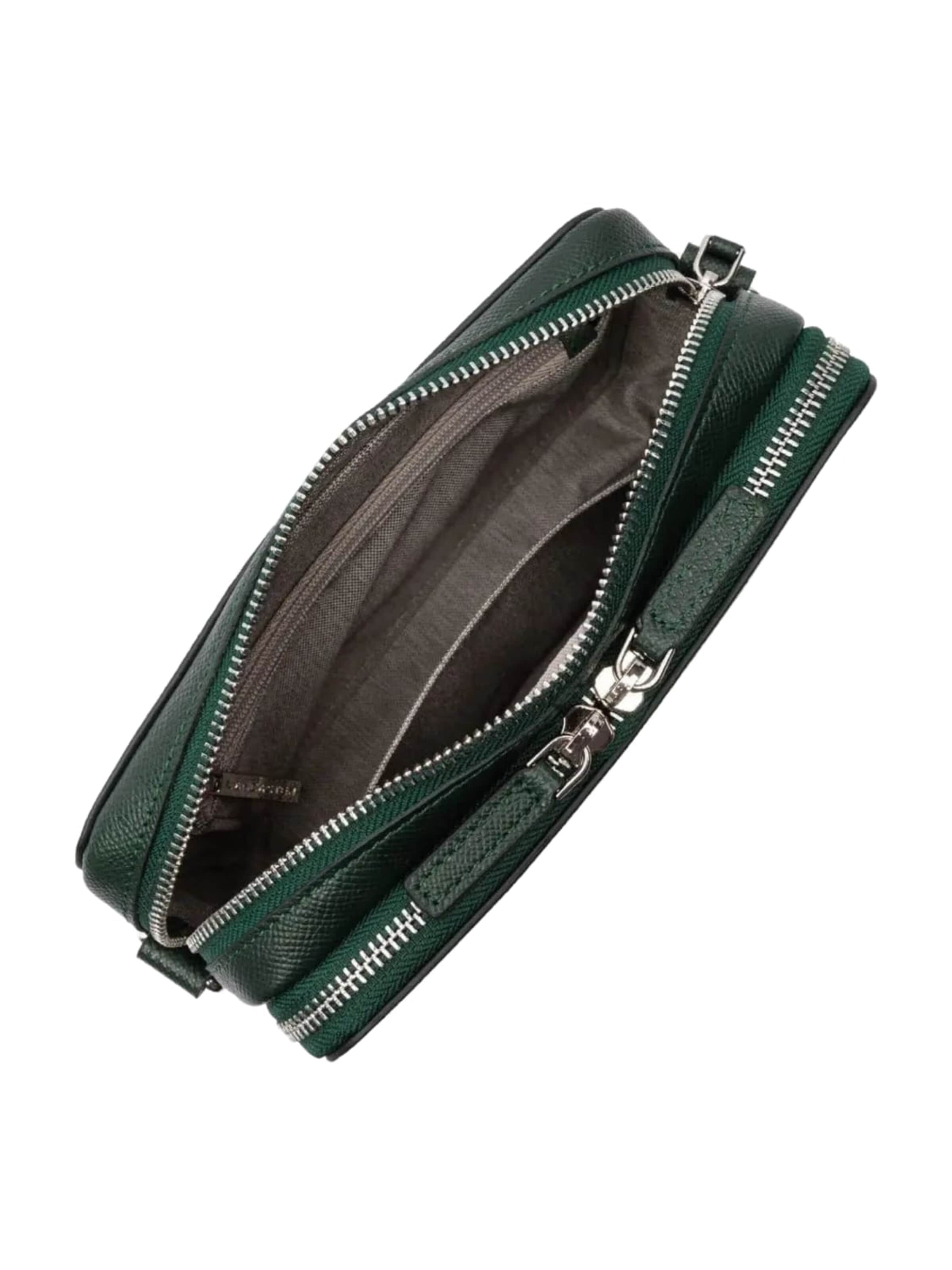 Sacs à main 'Sacoche Double Zip Delphino S Vert Foncé' LANCASTER Paris en vert