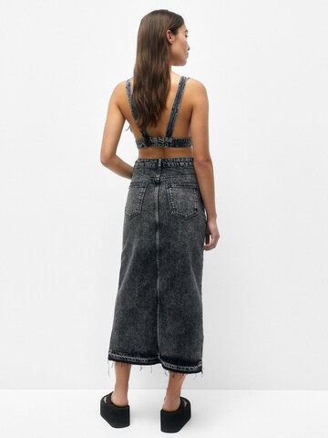 Pull&Bear Rok in Grijs