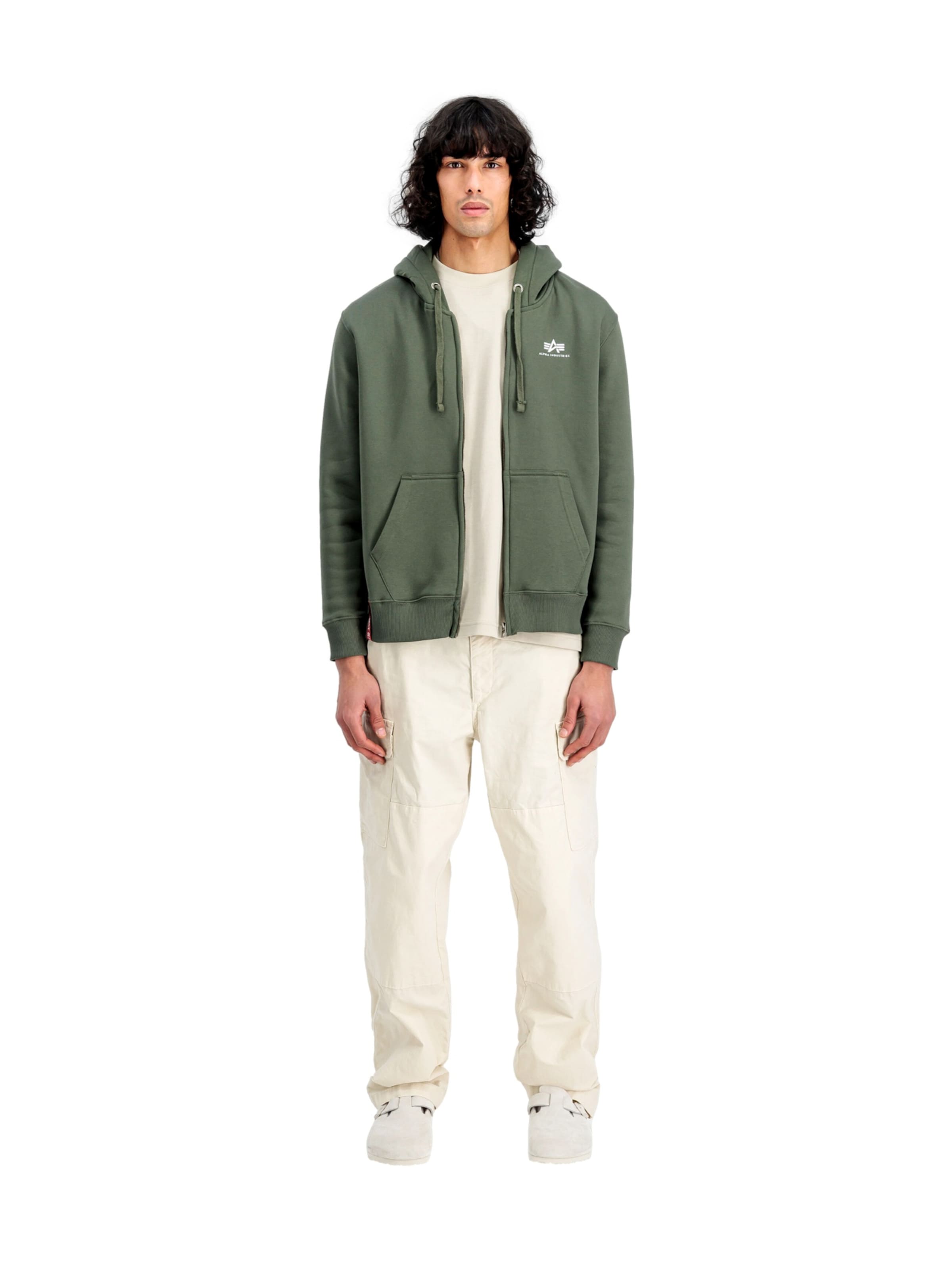 Sweat-shirt ALPHA INDUSTRIES en vert