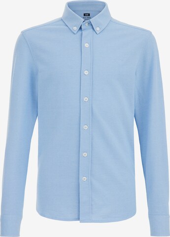 WE Fashion Regular fit Overhemd in Blauw: voorkant