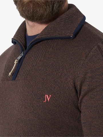 Jan Vanderstorm Pullover 'Onte' in Braun