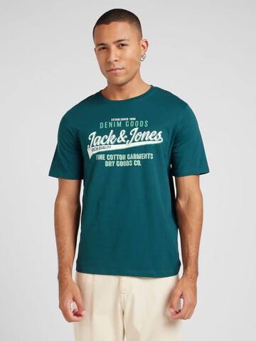 JACK & JONES Shirt in Green: front