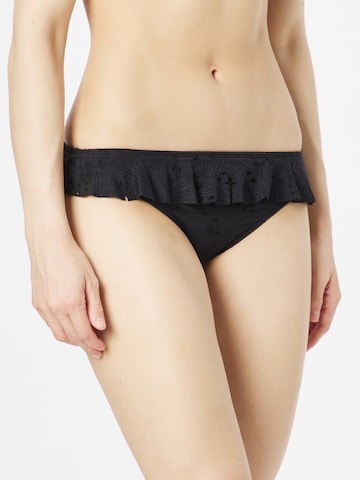 Slip bikini di LingaDore in nero: frontale