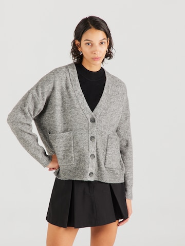 UNITED COLORS OF BENETTON Knit Cardigan in Grey: front