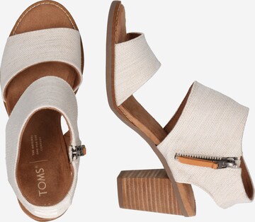 TOMS - Sandália 'MAJORCA' em branco