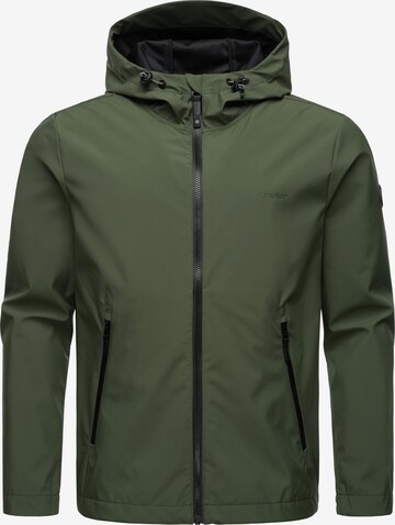 Veste mi-saison ' Shelwie ' Ragwear en vert : devant