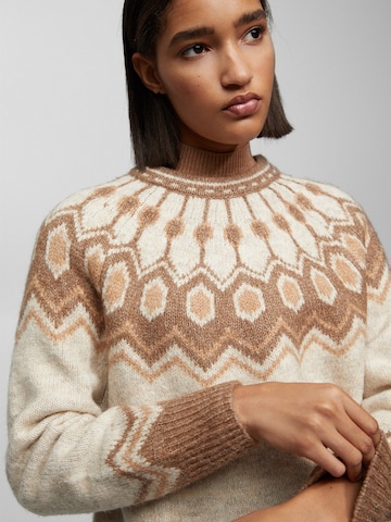 Pull&Bear Sweatshirt in Beige