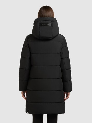 khujo Wintermantel in Schwarz