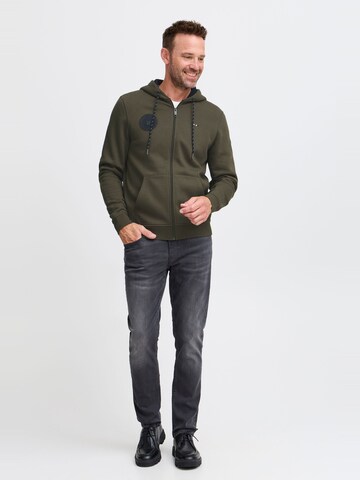 FQ1924 - Sudadera con cremallera 'WILLIAM' en verde