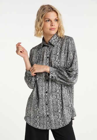 Usha - Blusa em cinzento: frente
