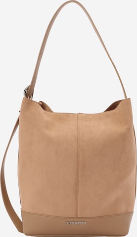 STEVE MADDEN Schoudertas 'Bkarlos' in Beige: voorkant