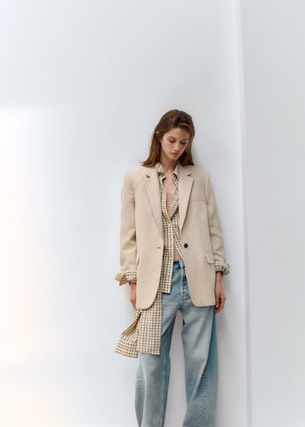 MANGO Wide Leg Jeans 'SCARLETT' in Blau