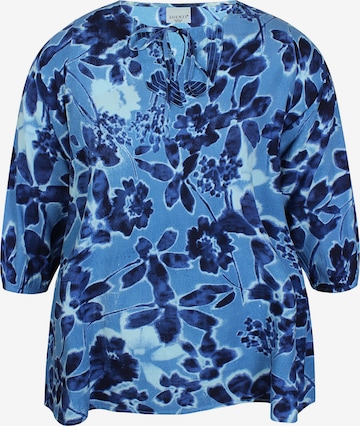 Zhenzi Blouse 'Kiara 1461' in Blauw: voorkant