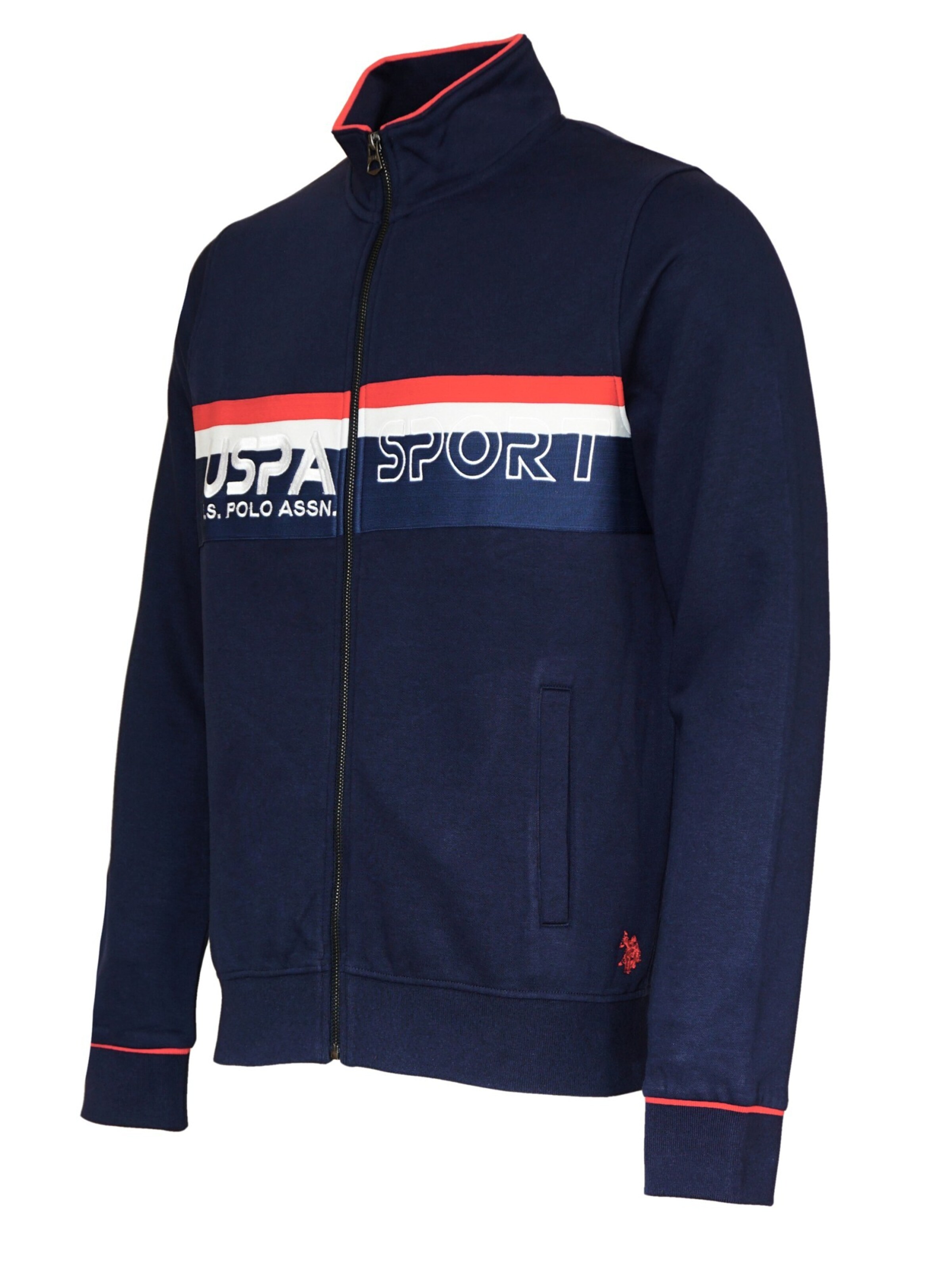 U.S. POLO ASSN. Sweat jacket in Blue