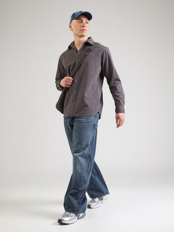 JACK & JONES Классический крой Рубашка 'JJECHARGE' в Черный