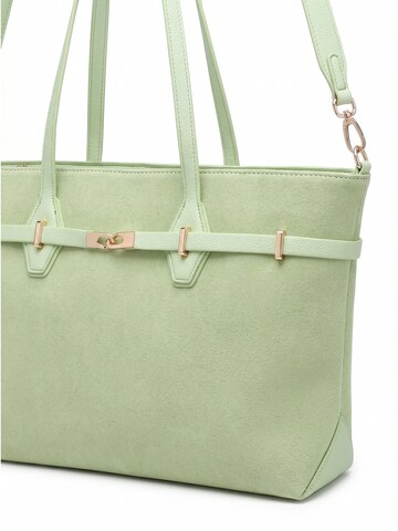 Borsa a mano 'Borsa a Mano Donna Ecopelle - Modello KSD52134 con Tracolla Staccabile' di Kassandra in verde