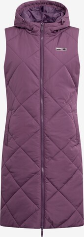 BENCH Bodywarmer 'NAKIYAH' in Lila: voorkant