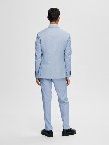 SELECTED HOMME Slim fit Colbert 'SLHCEDRIC' in Blauw