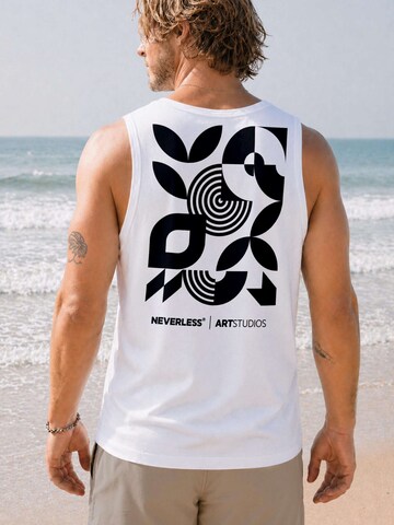Neverless Shirt 'Modern Art' in White