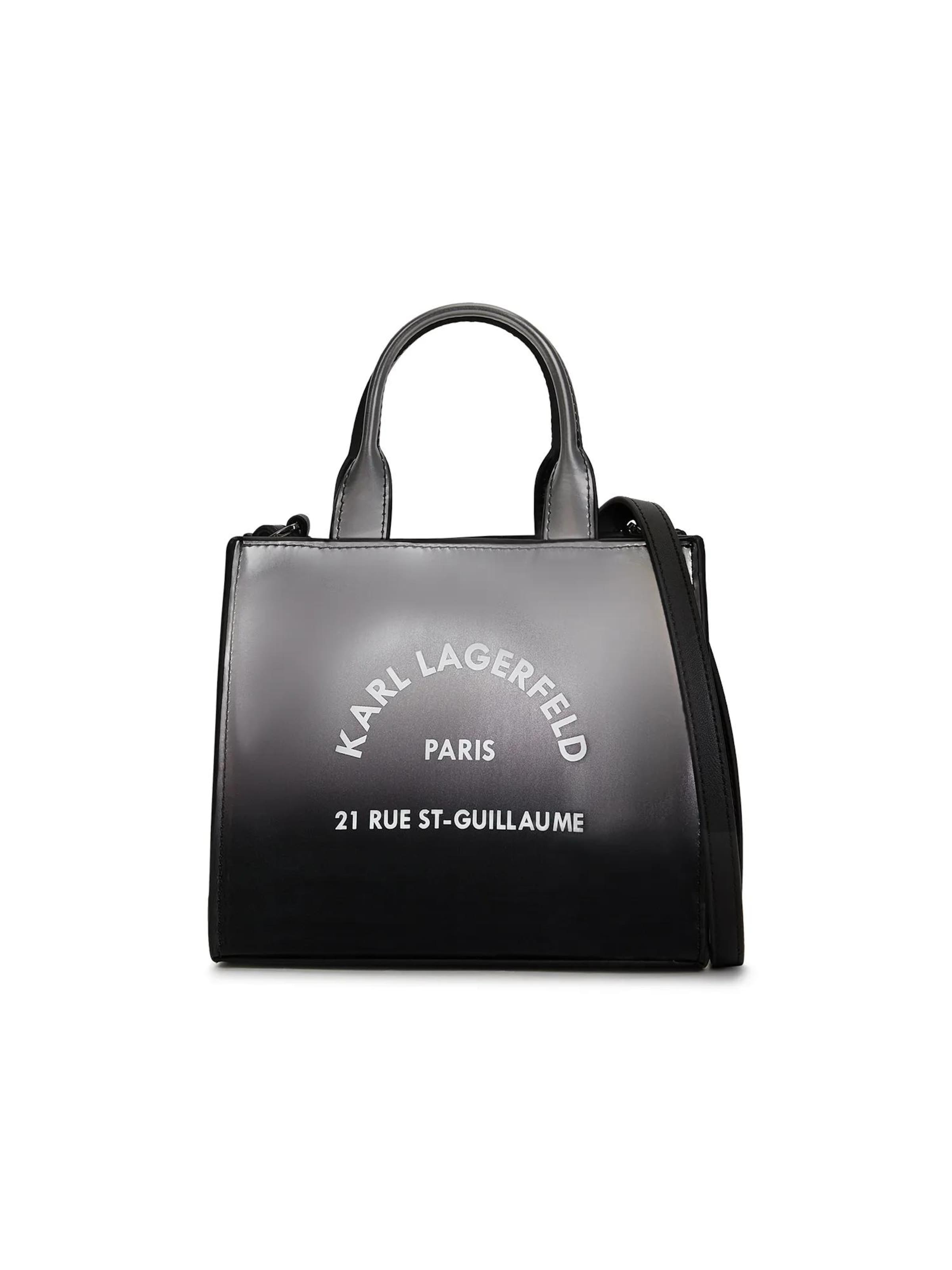 Karl Lagerfeld Handtasche in Grau: Vorderseite