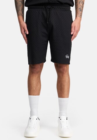 trueprodigy Loosefit Hose ' James ' in Schwarz: Vorderseite