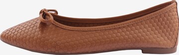 D.MoRo Shoes Ballet Flats 'Texflor' in Brown