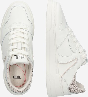 HUB - Zapatillas deportivas bajas 'Crew' en blanco