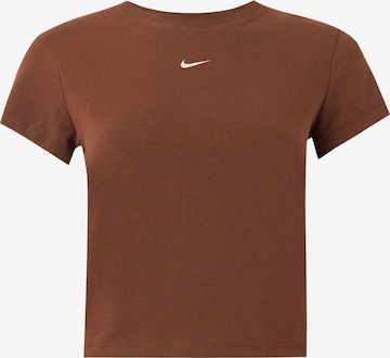 Nike Sportswear Koszulka 'CHLL' w kolorze brązowy: przód