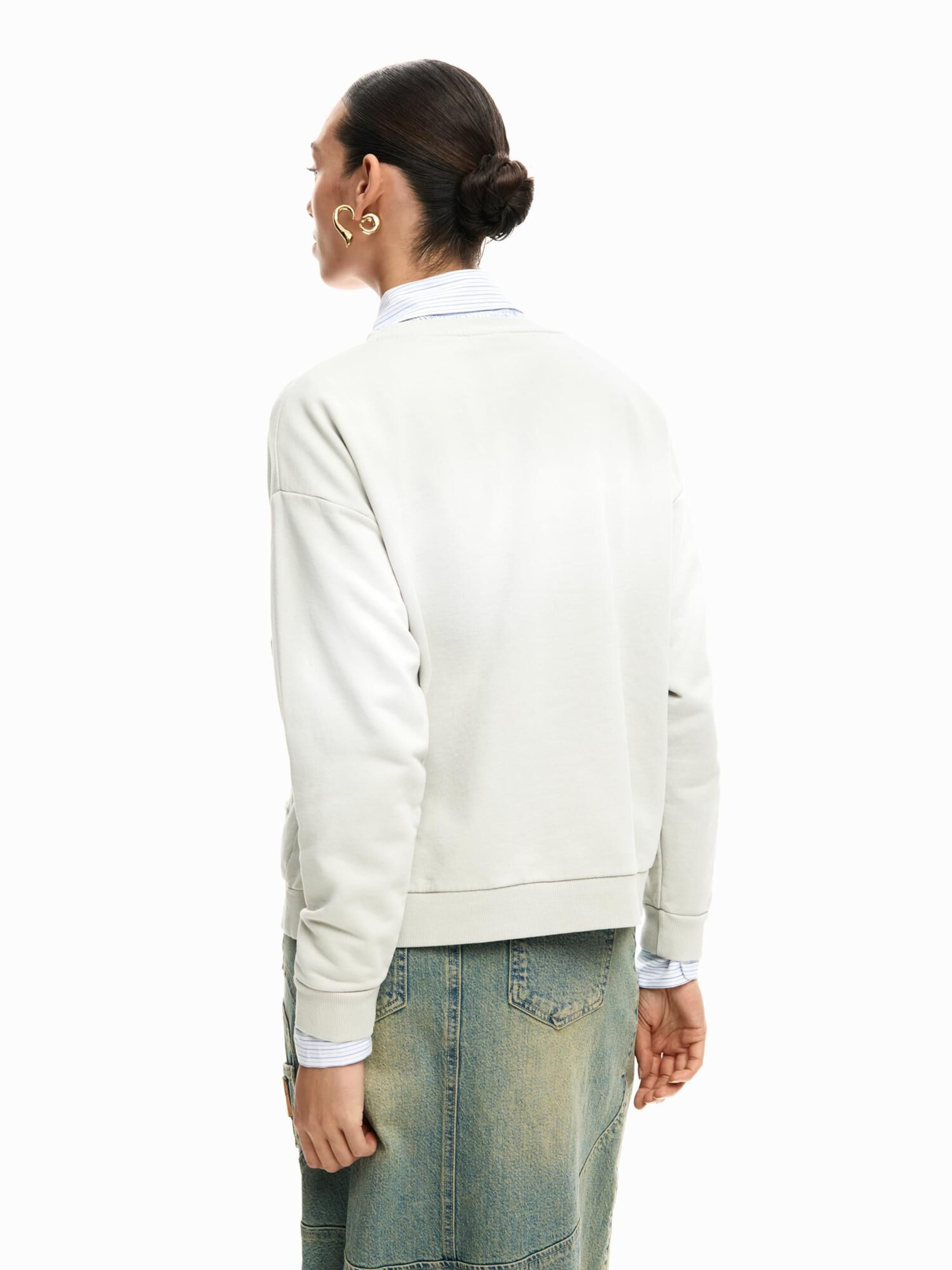 Desigual Sweatshirt in Weiß