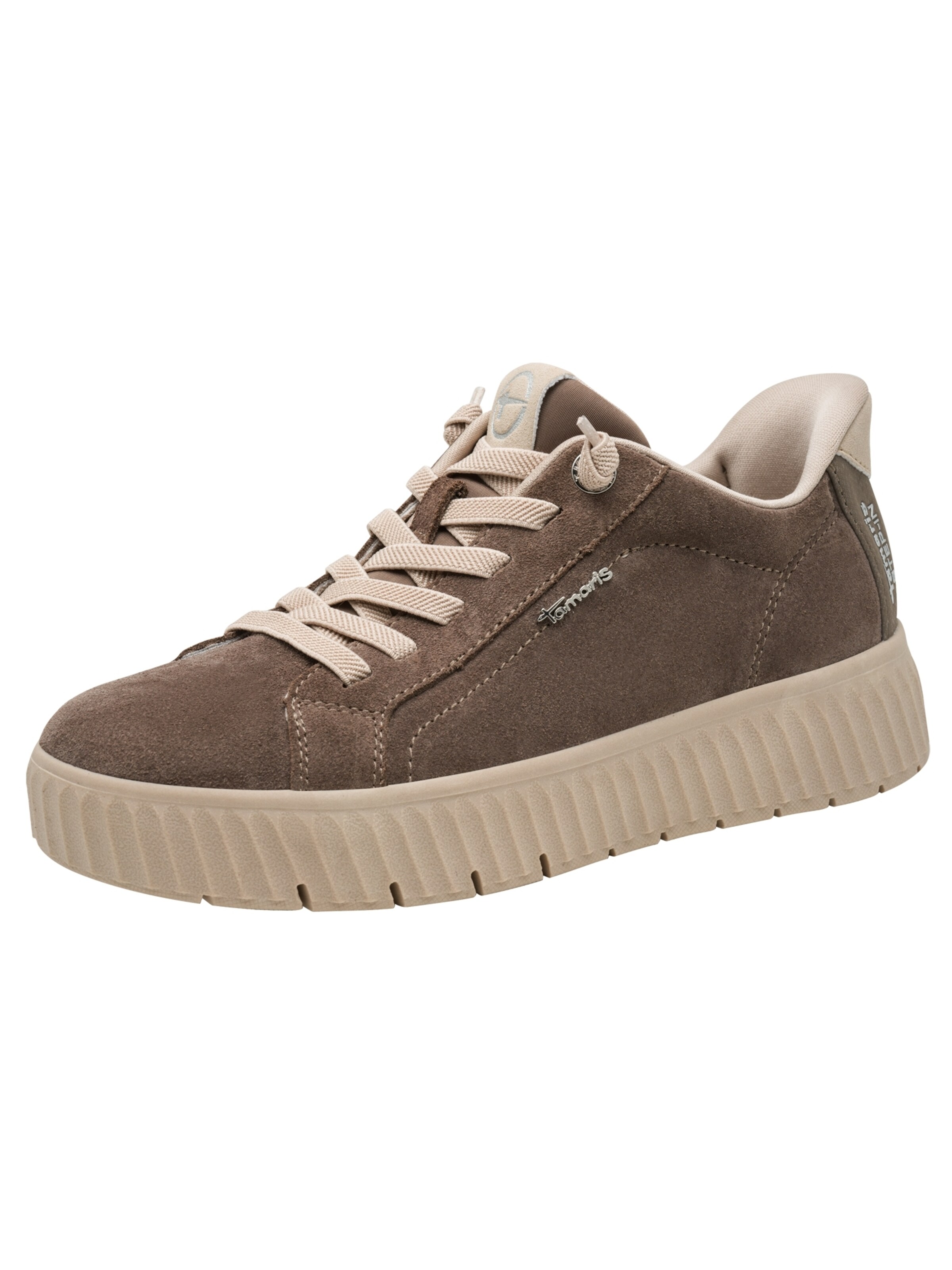 Baskets basses Tamaris en gris : devant