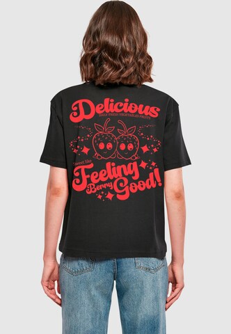 T-shirt 'Delicious' Cloud5ive en noir : devant