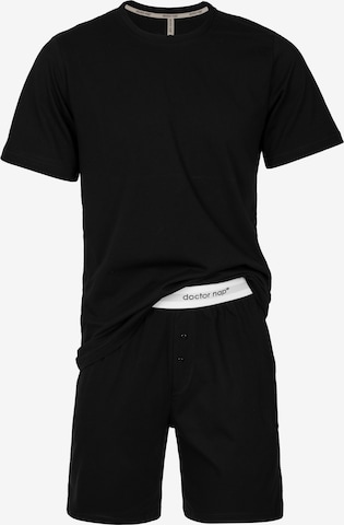 Doctor nap Short Pajamas 'Doctor Nap' in Black: front