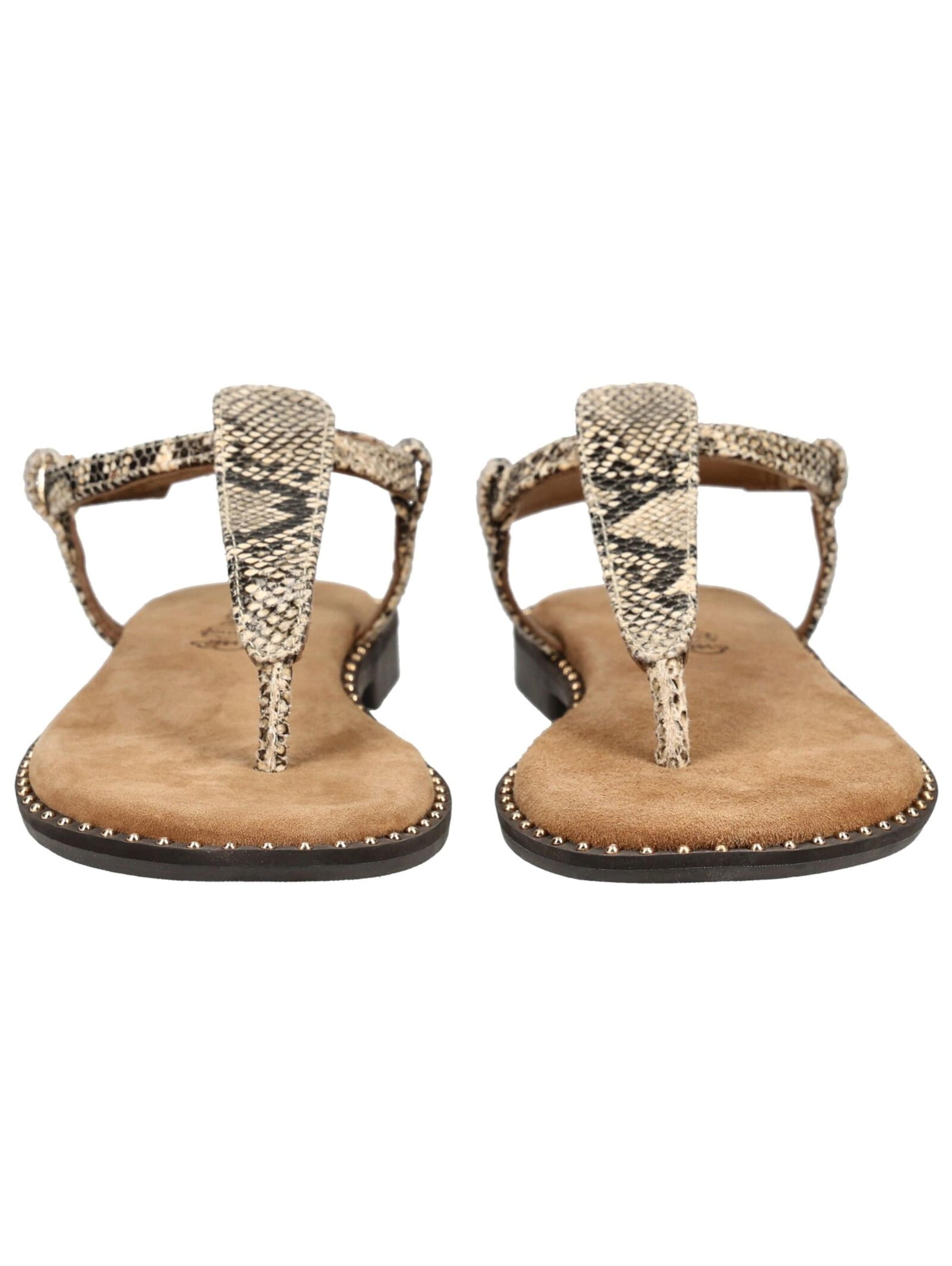 Tongs LAZAMANI en beige