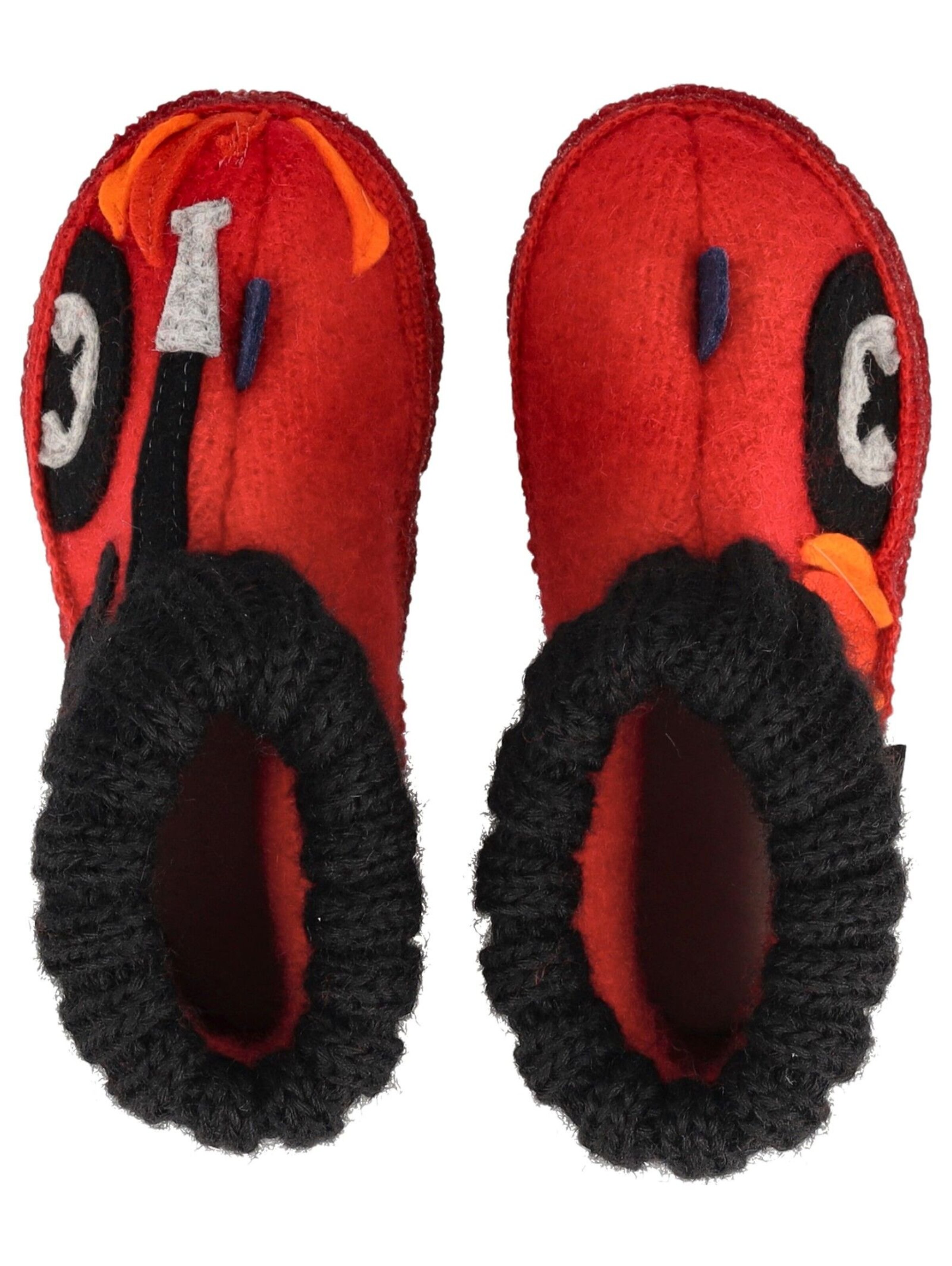 HAFLINGER Huisschoenen in Rood