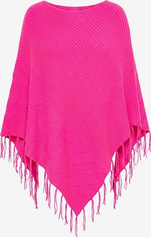 MIAMODA Cape in Lila: Vorderseite