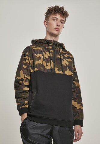 Urban Classics Sweatshirt in Black: front