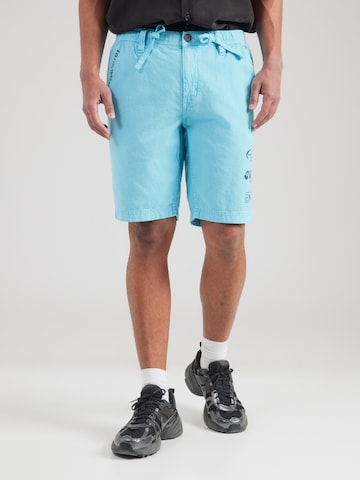 CAMP DAVID Regular Pants in Blue: front