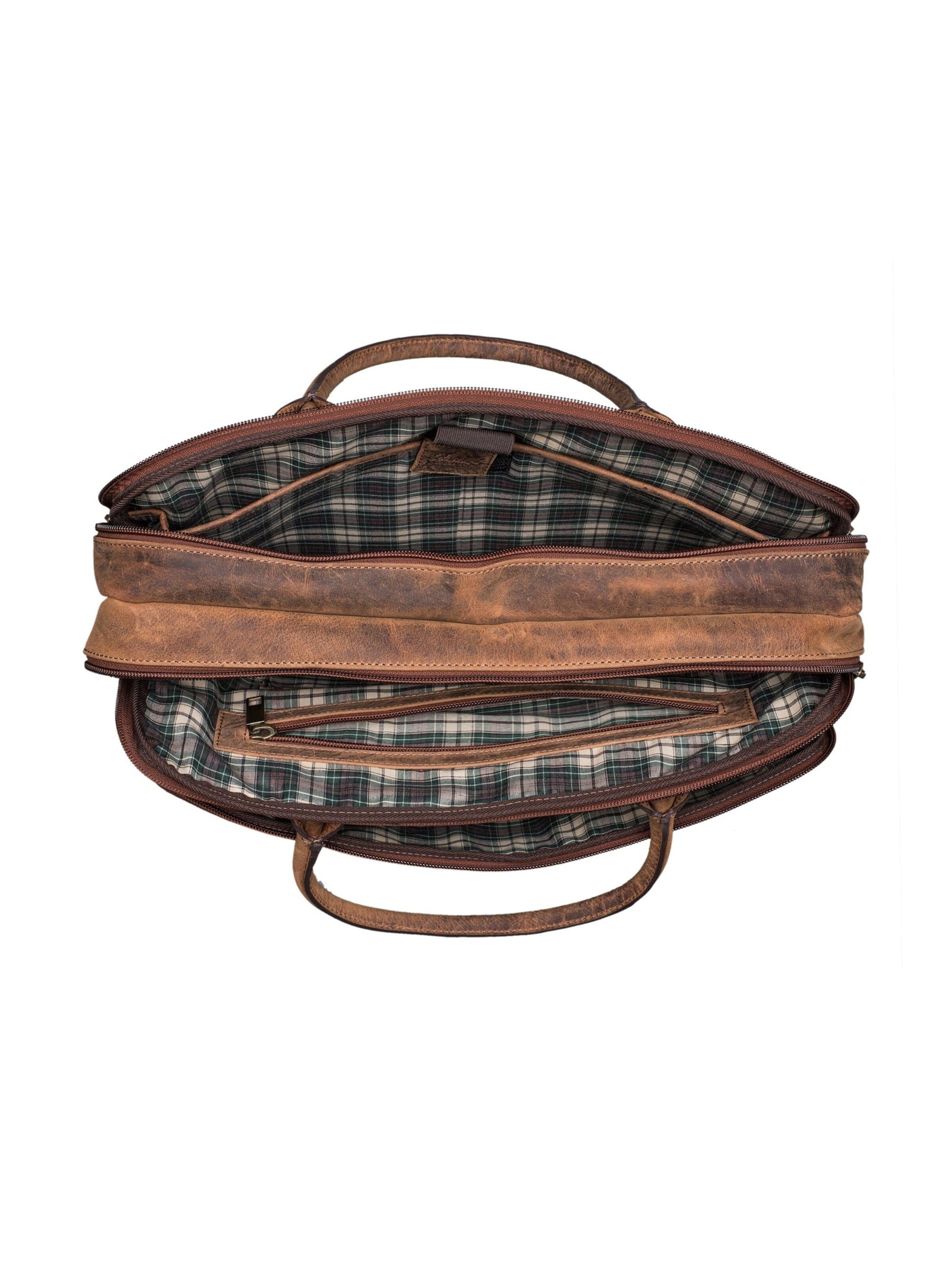 Benthill Laptop Bag in Brown