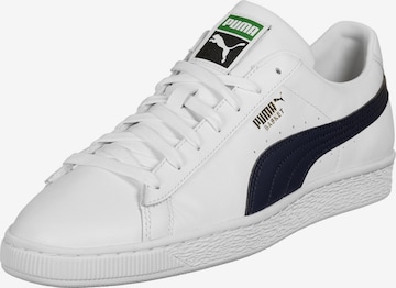 PUMA حذاء رياضي بلا رقبة 'Basket Classic XXI' بلون أبيض: الأمام